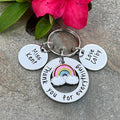 'Thank you for everything' Teacher's Keyring