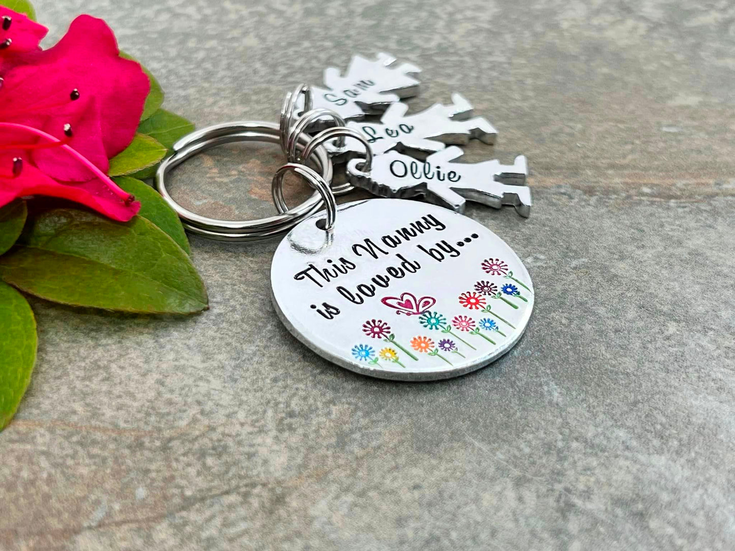 'This Nanny Is Loved By' Keyring