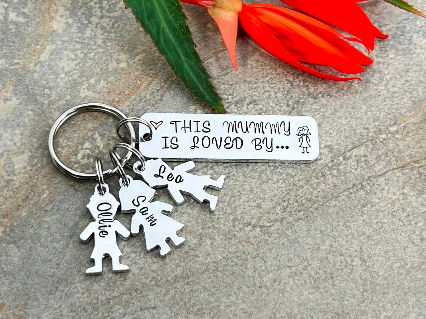 'This Mummy is loved by' Keyring