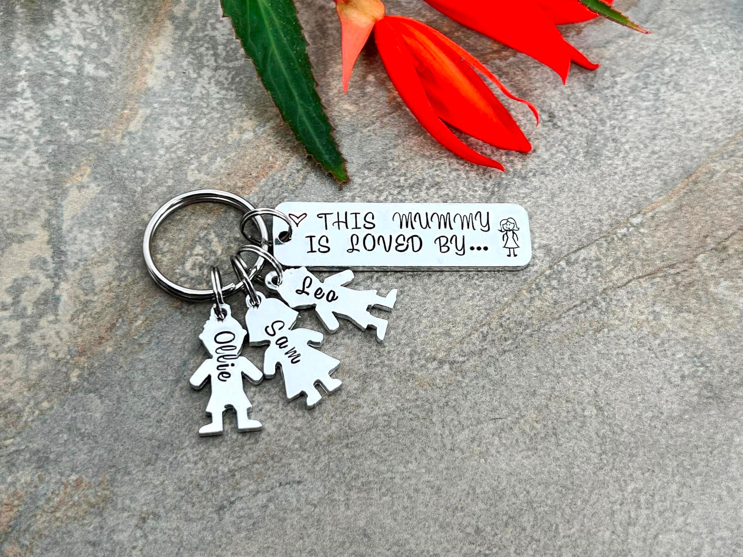 'This Mummy is loved by' Keyring