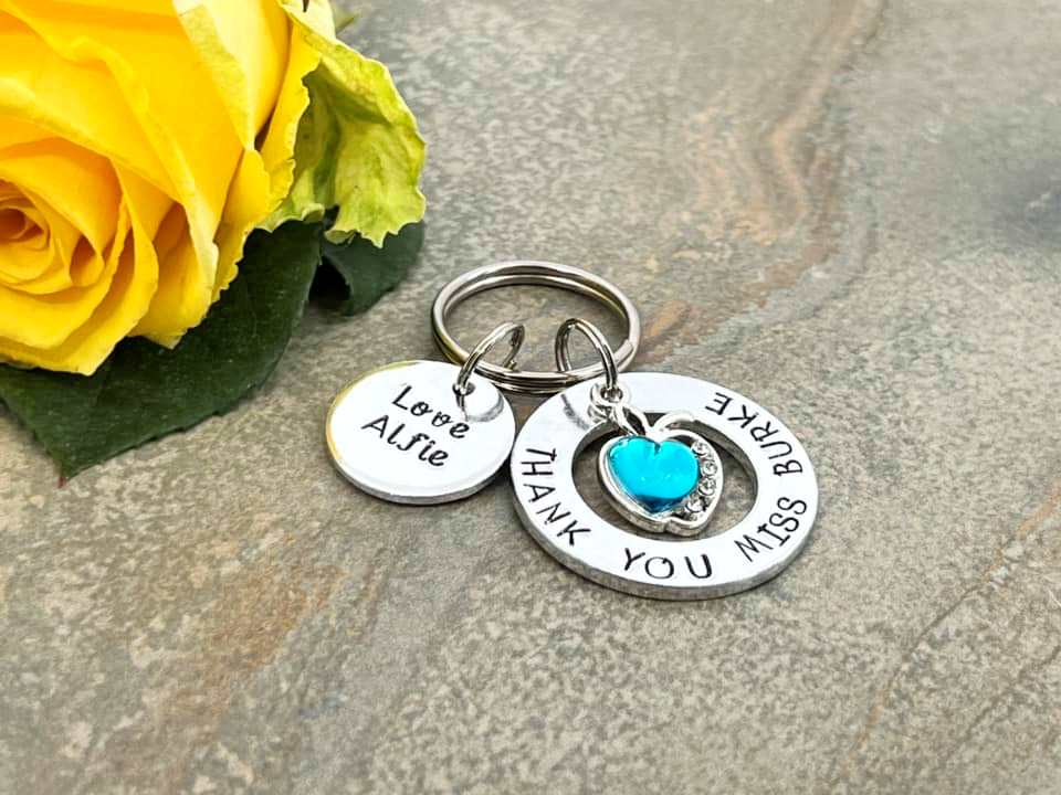 'Thank you Teacher' Teacher's Keyring