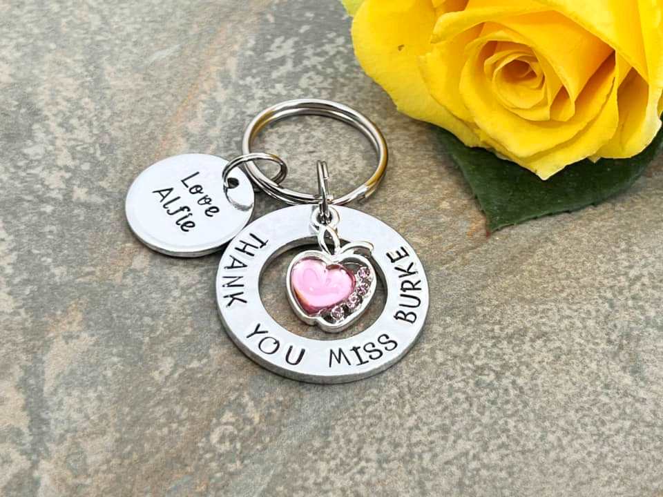 'Thank You Teacher' Teacher's Keyring
