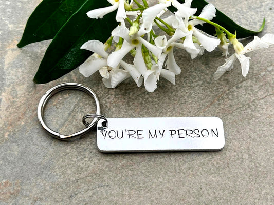 'You're my person' Keyring