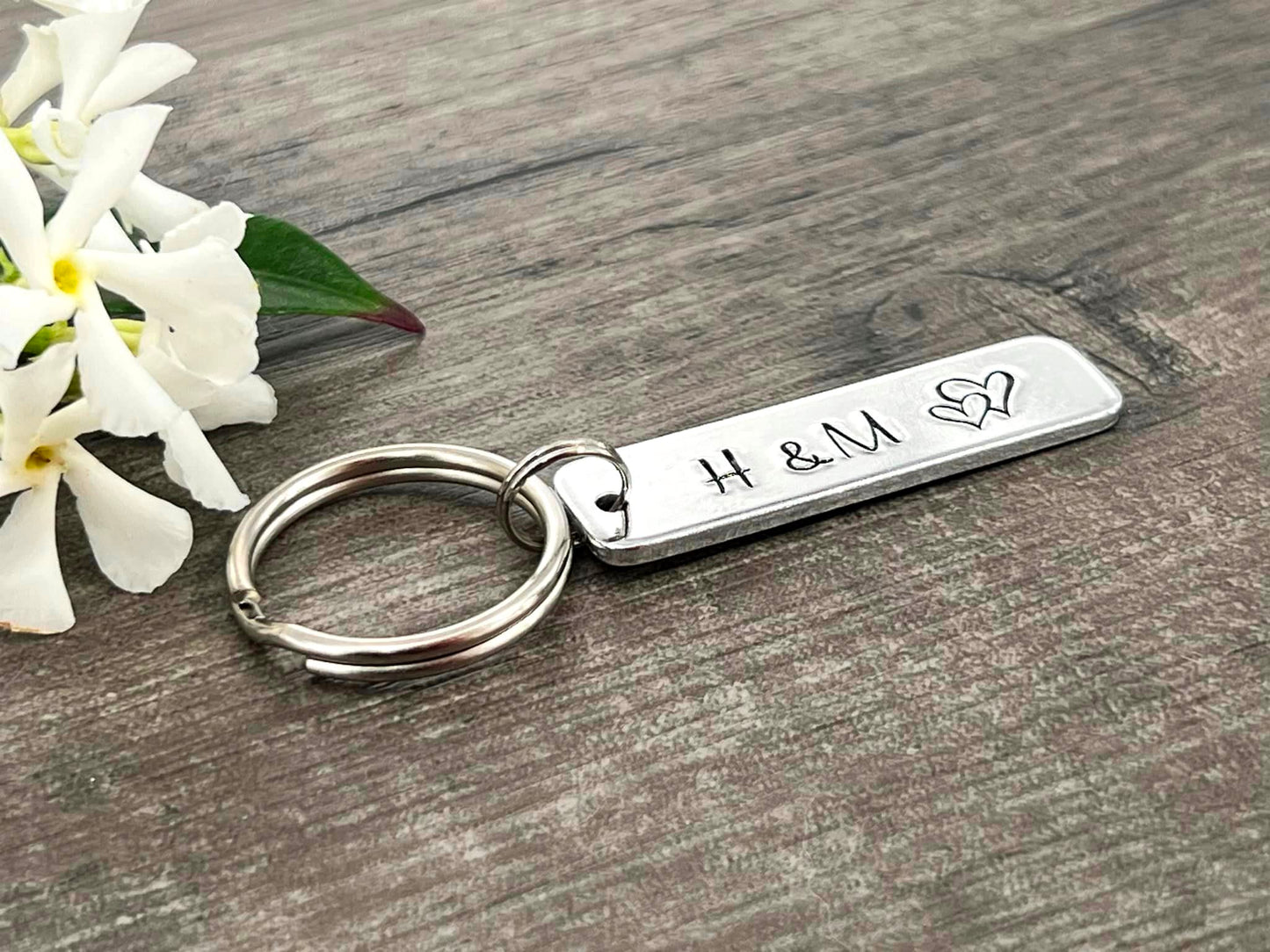 Initial Couple's Keyring