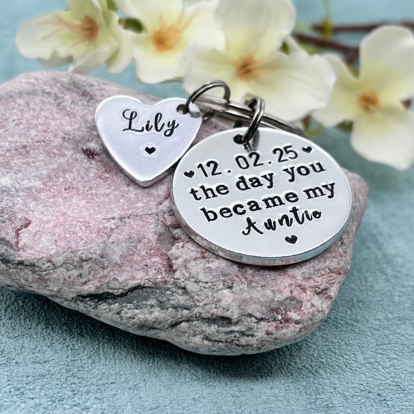 'The Day You Became My Auntie' Keyring