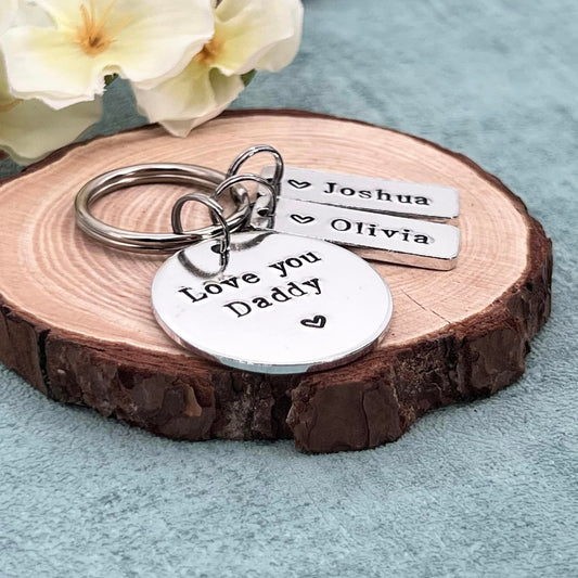 'Love You Daddy' Keyring