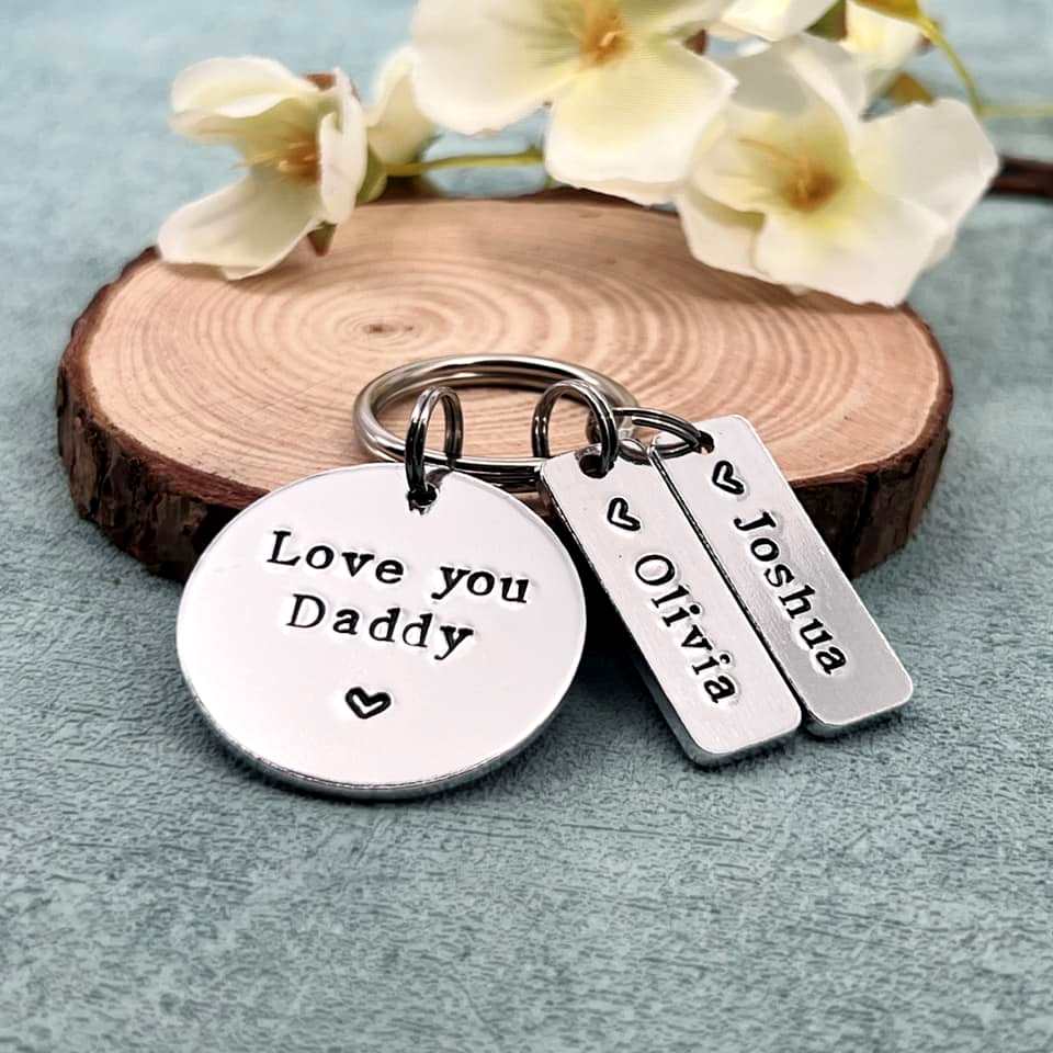 'Love You Daddy' Keyring