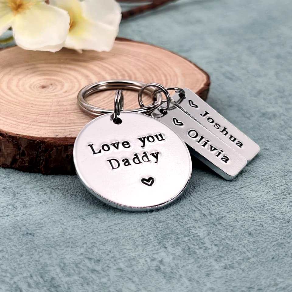 'Love You Daddy' Keyring