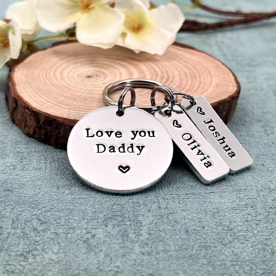 'Love You Daddy' Keyring