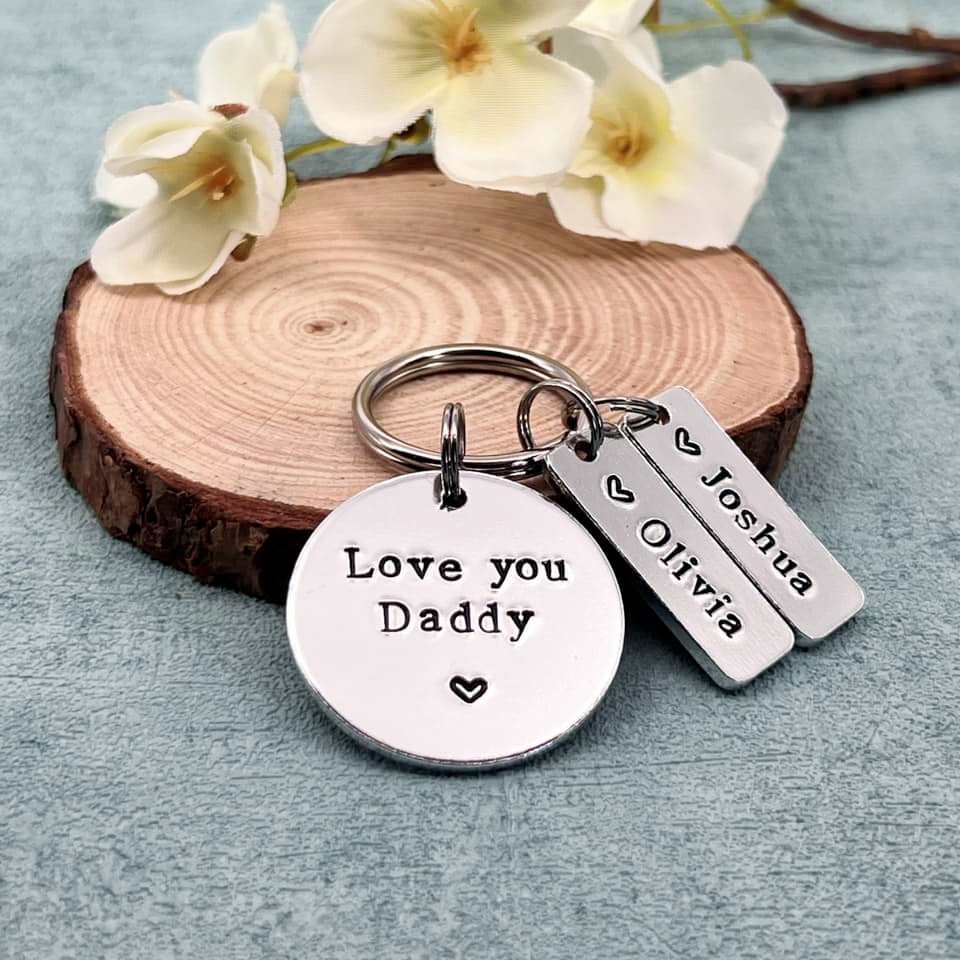 'Love You Daddy' Keyring