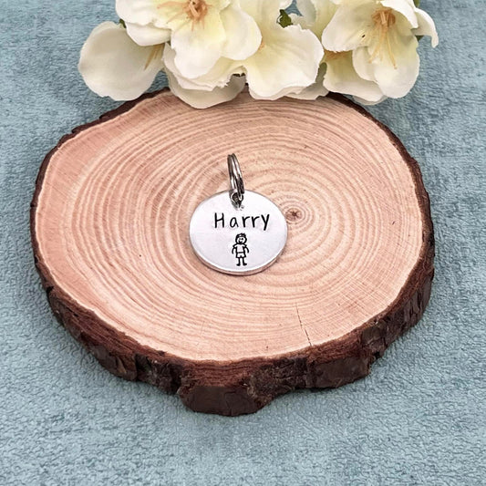 Additional round tag for This daddy/grandad/uncle belongs to keyring for previous customers only