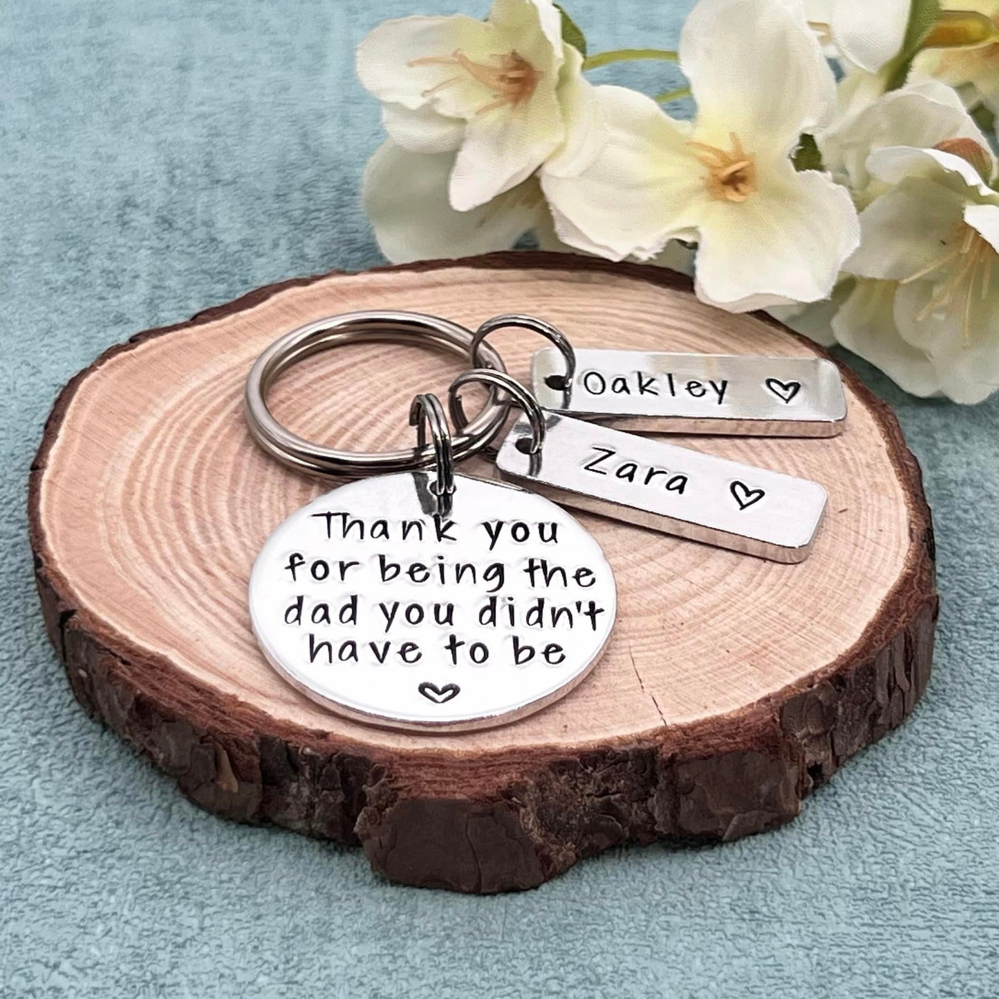Personalised Stepdad Keyring