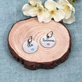 Additional round tag for This nanny belongs to keyring for previous customers only