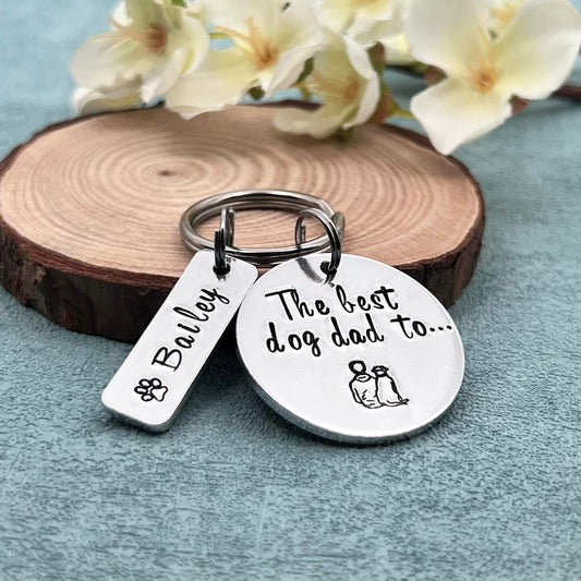 Best Dog Dad Keyring