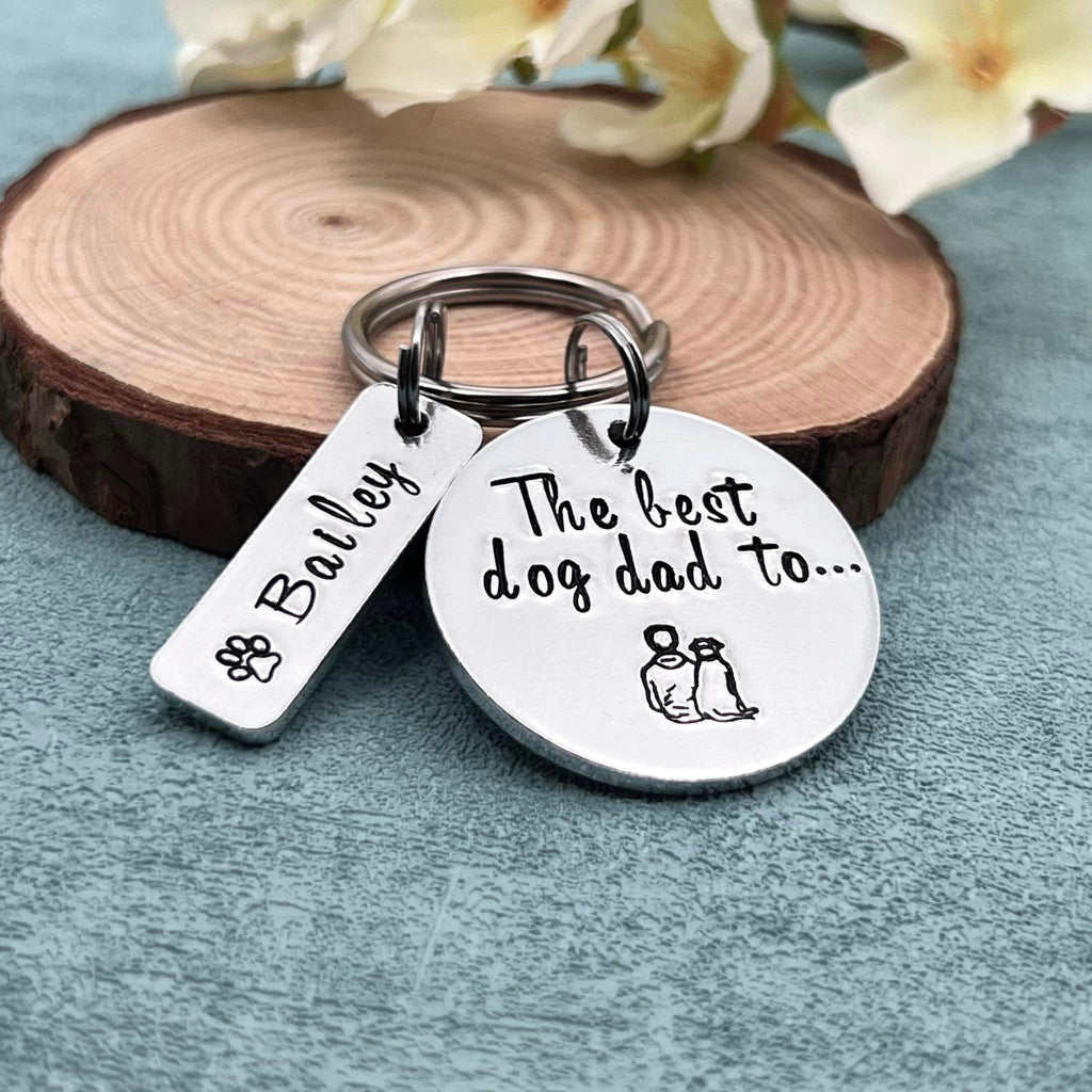 Best Dog Dad Keyring