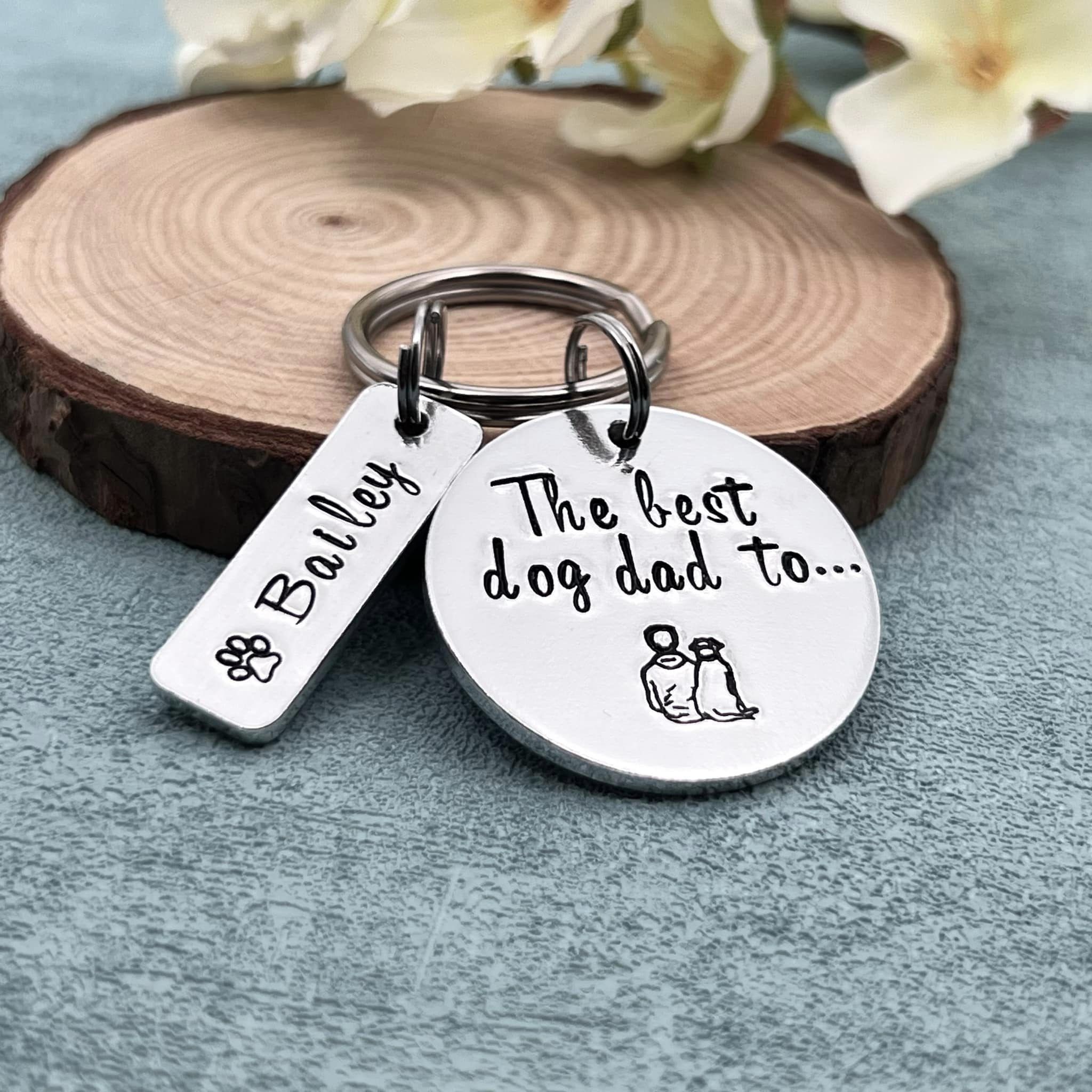 Best Dog Dad Keyring