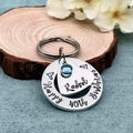 Womens 40th Birthday Keyring