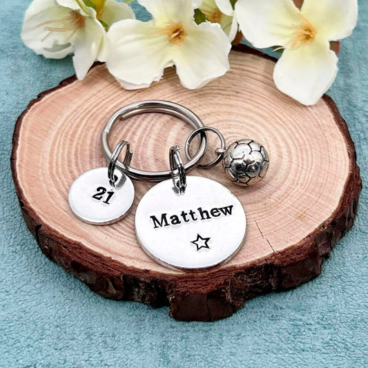 Mens Birthday Keyring