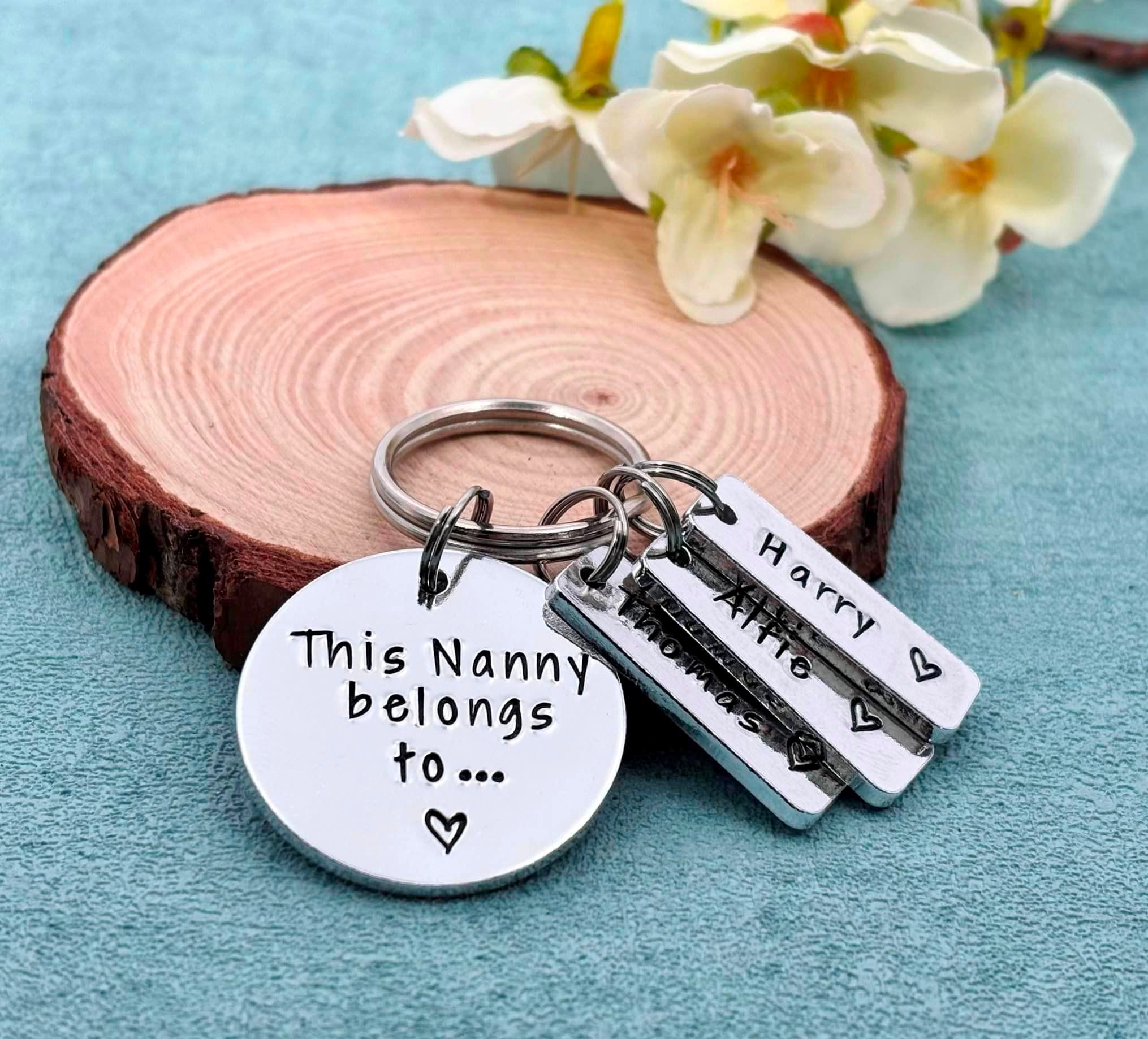 'This Nanny Belongs To' Keyring