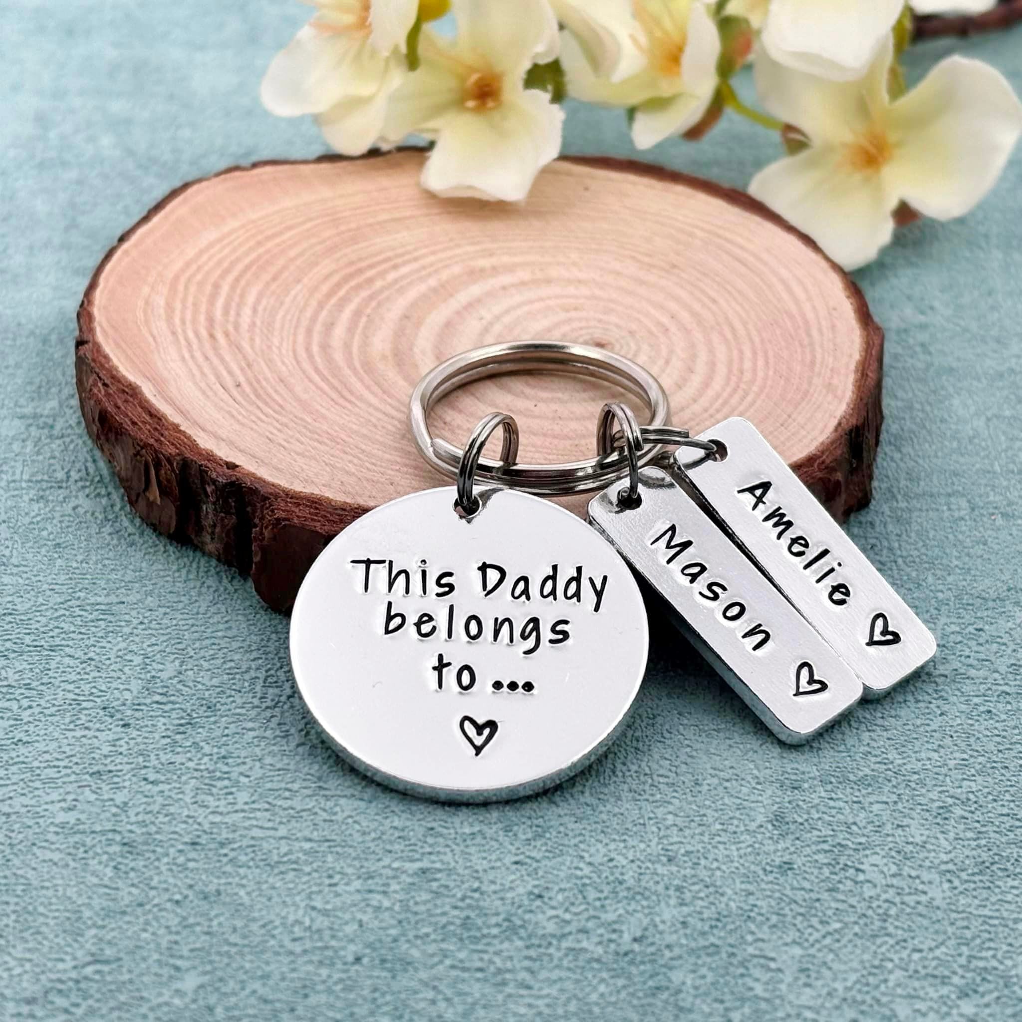 'This Daddy Belongs To' Keyring
