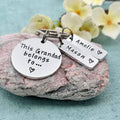 'This Grandad Belongs To' Keyring