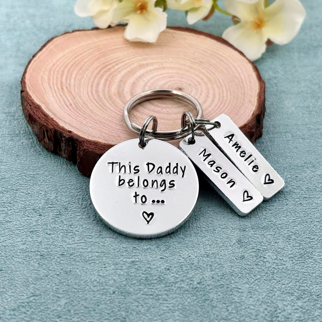 'This Daddy Belongs To' Keyring