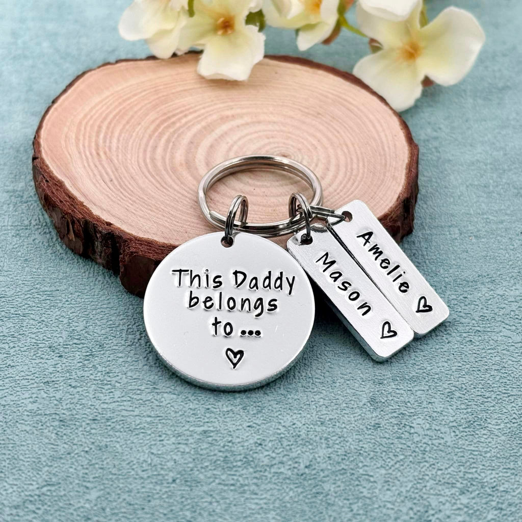 'This Daddy Belongs To' Keyring