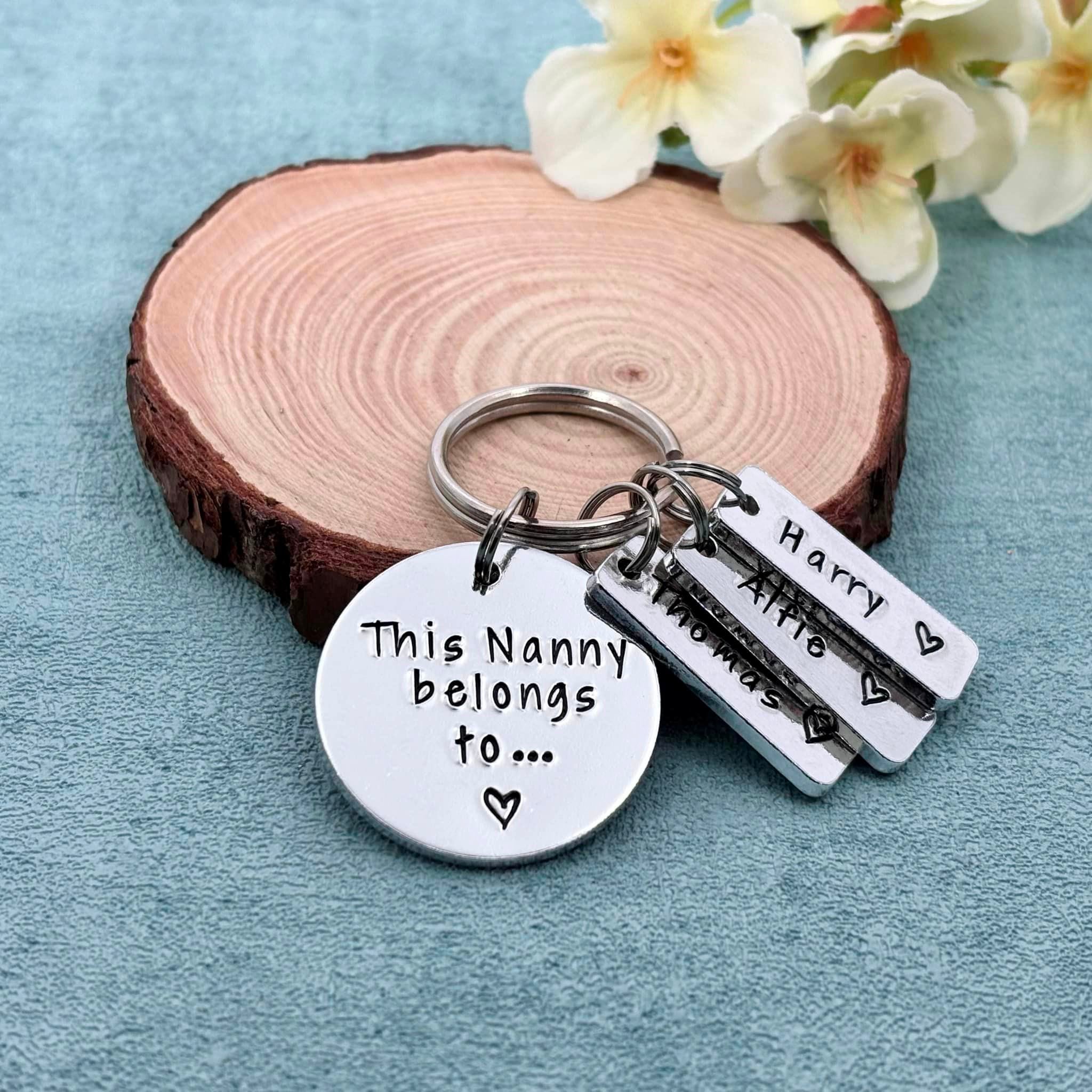 'This Nanny Belongs To' Keyring