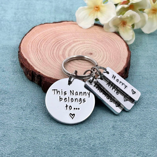 'This Nanny Belongs To' Keyring