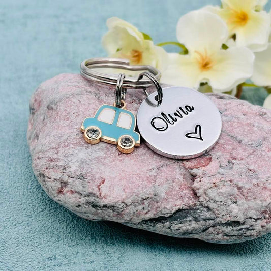 New Driver Keyring, First Car Gift, Just Passed Personalised Keyring
