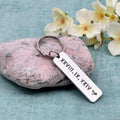 Special Date/Roman Numerals Couple's Keyring