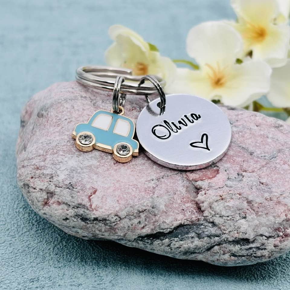 New Driver Keyring, First Car Gift, Just Passed Personalised Keyring
