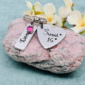 'Sweet 16' Keyring with Birthstone