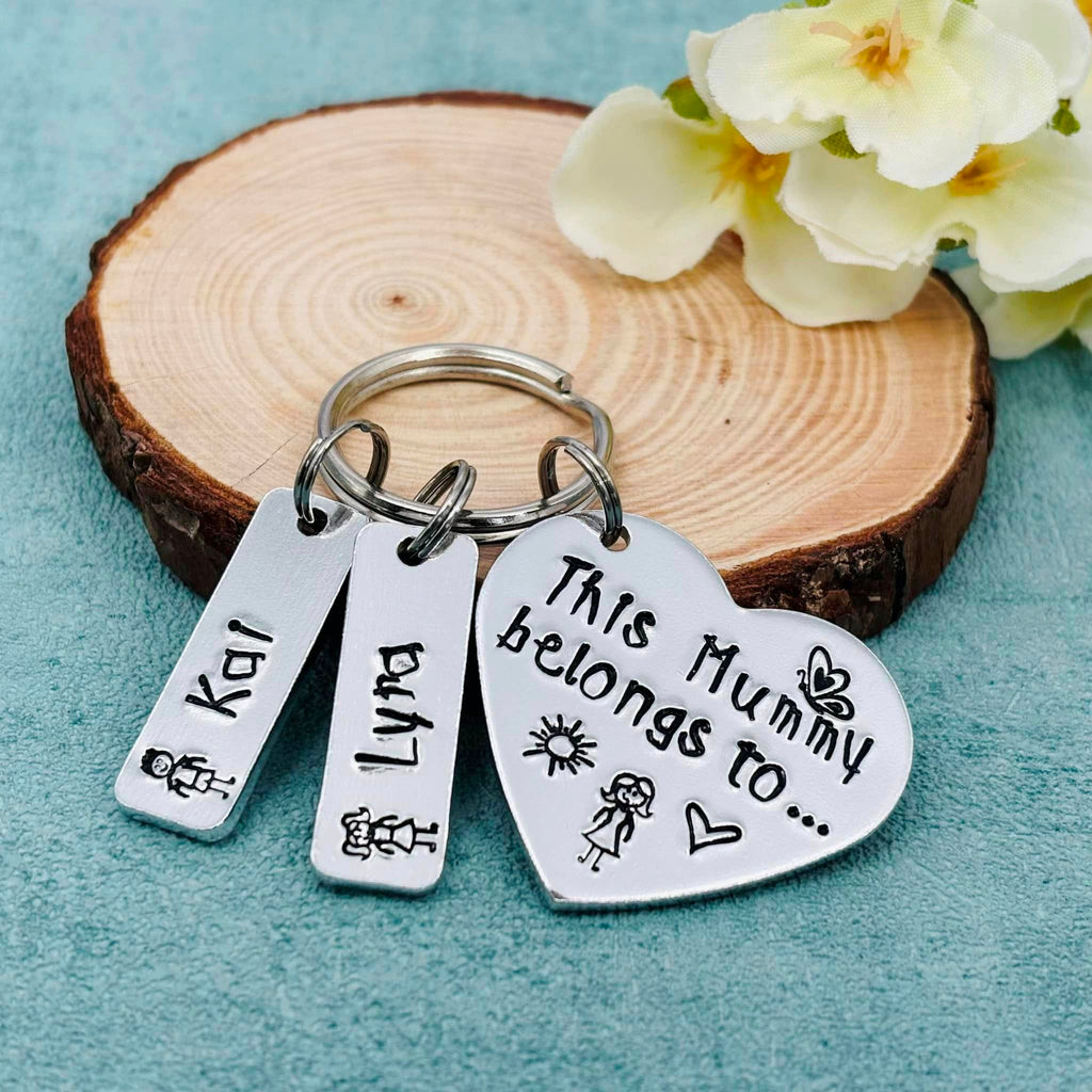 'This Mummy Belongs To' Keyring