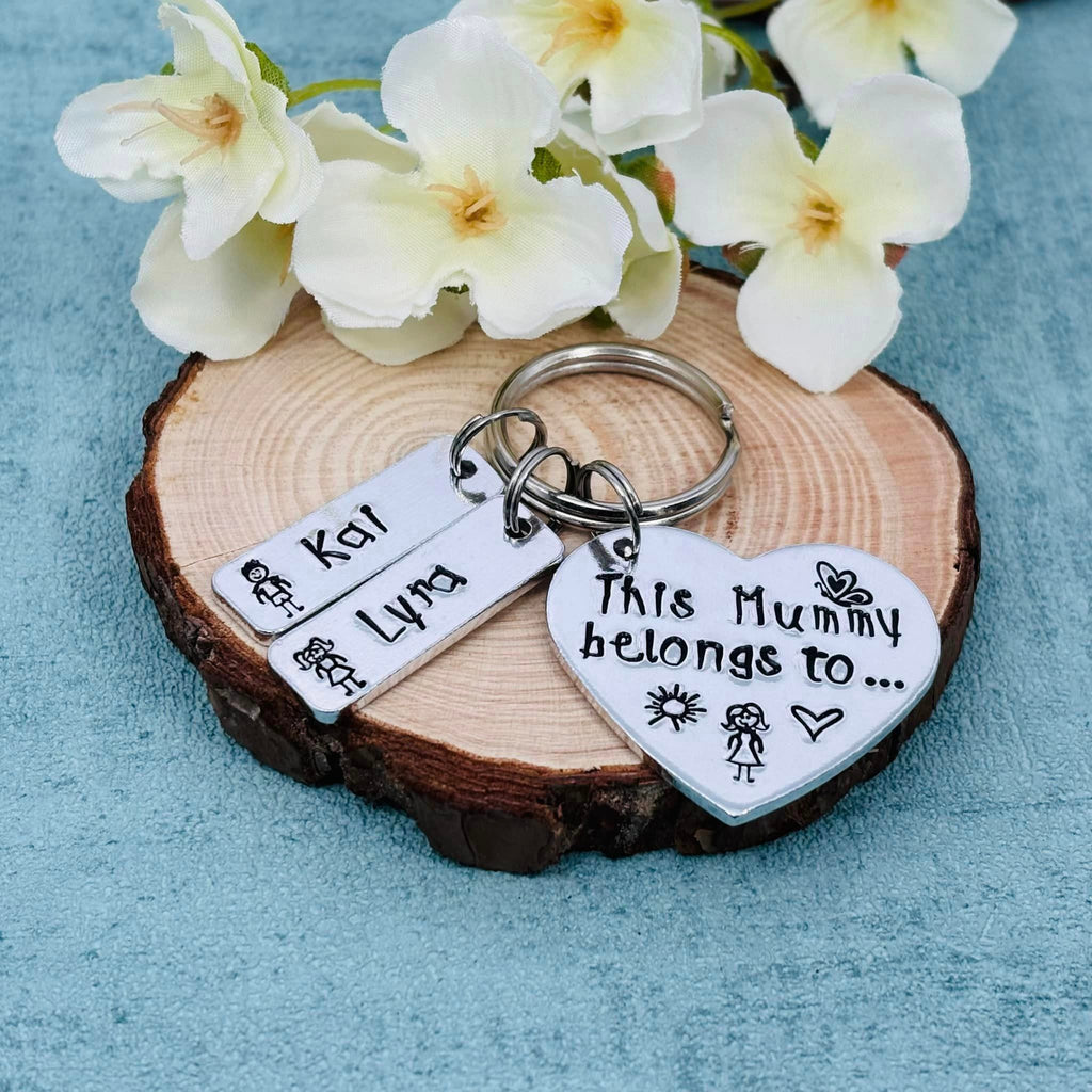 'This Mummy Belongs To' Keyring