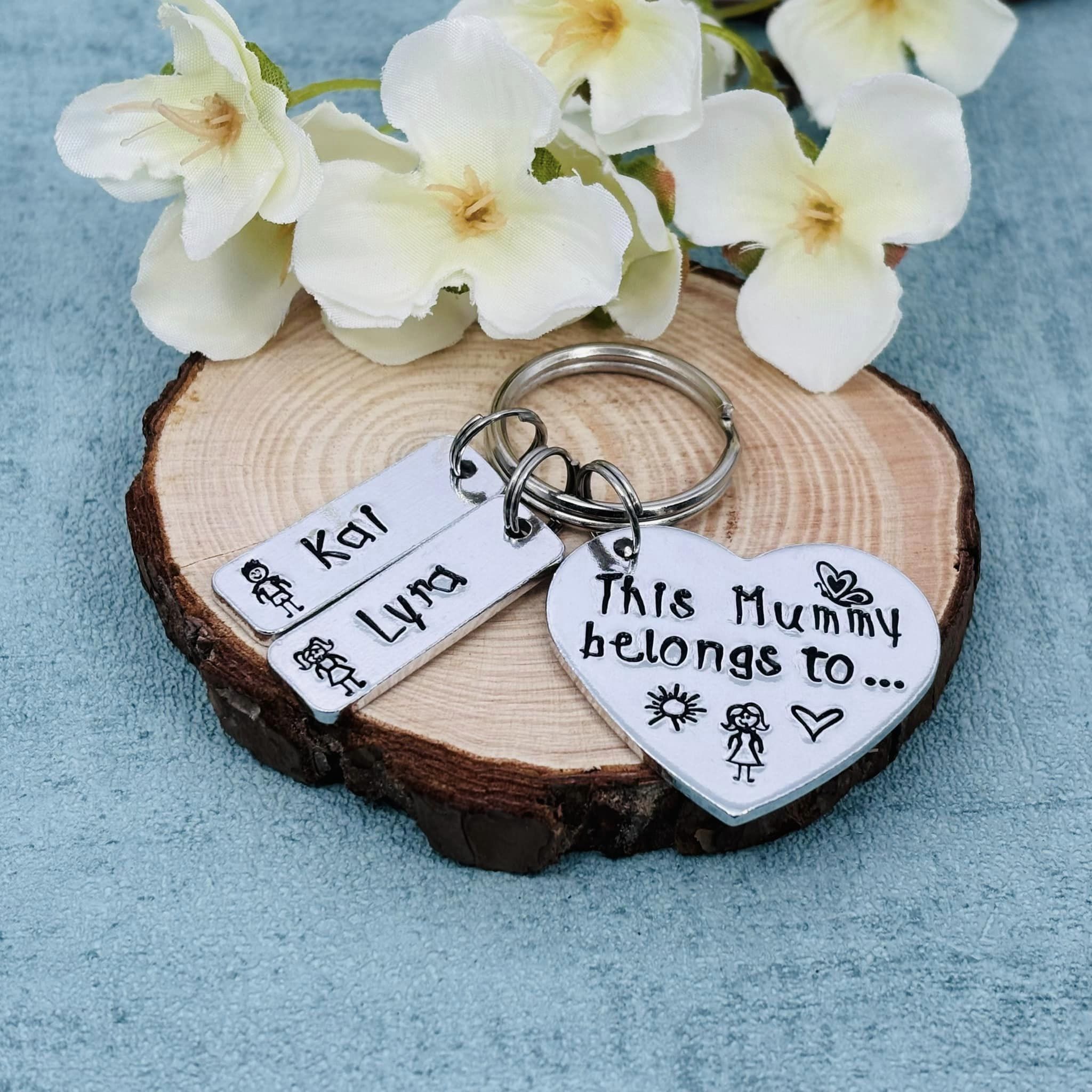 'This Mummy Belongs To' Keyring