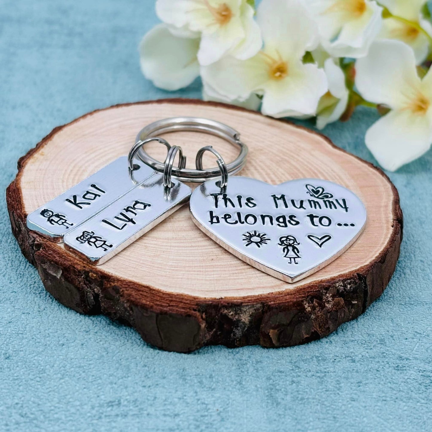 'This Mummy Belongs To' Keyring