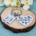 This Mummy Belongs To Heart Keyring
