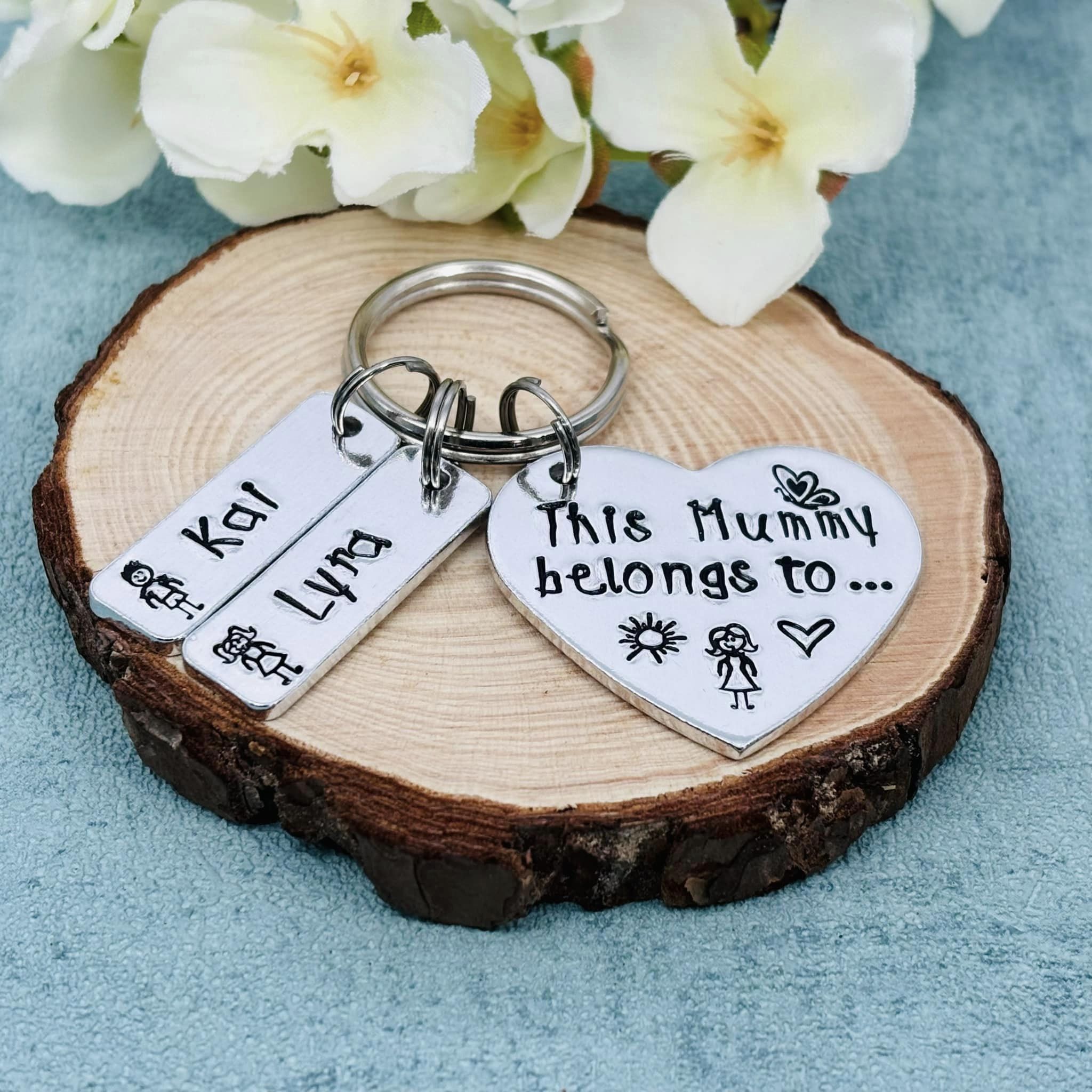'This Mummy Belongs To' Keyring