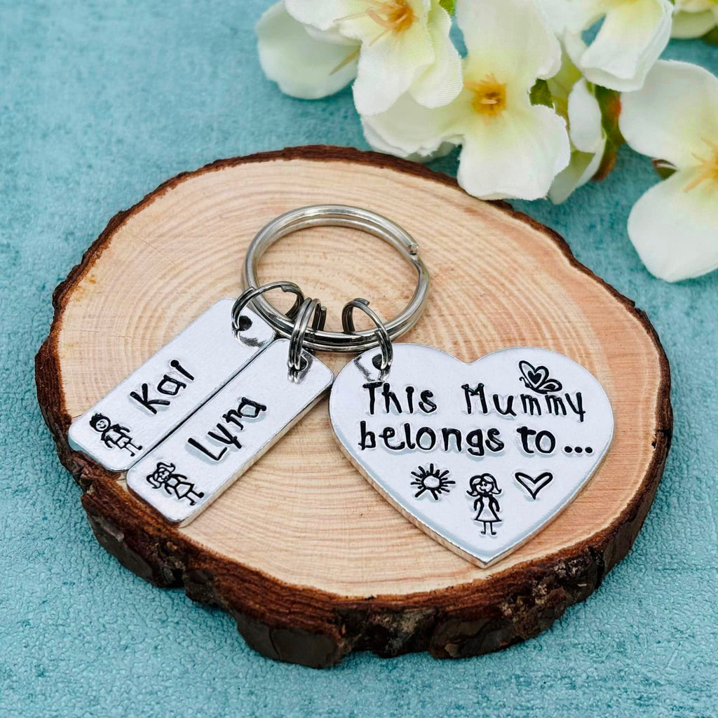 'This Mummy Belongs To' Keyring