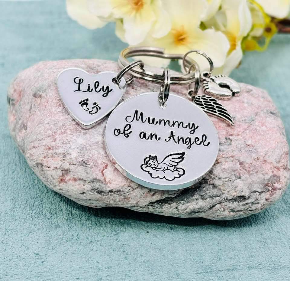 'Mummy/Daddy of an Angel' Keyring