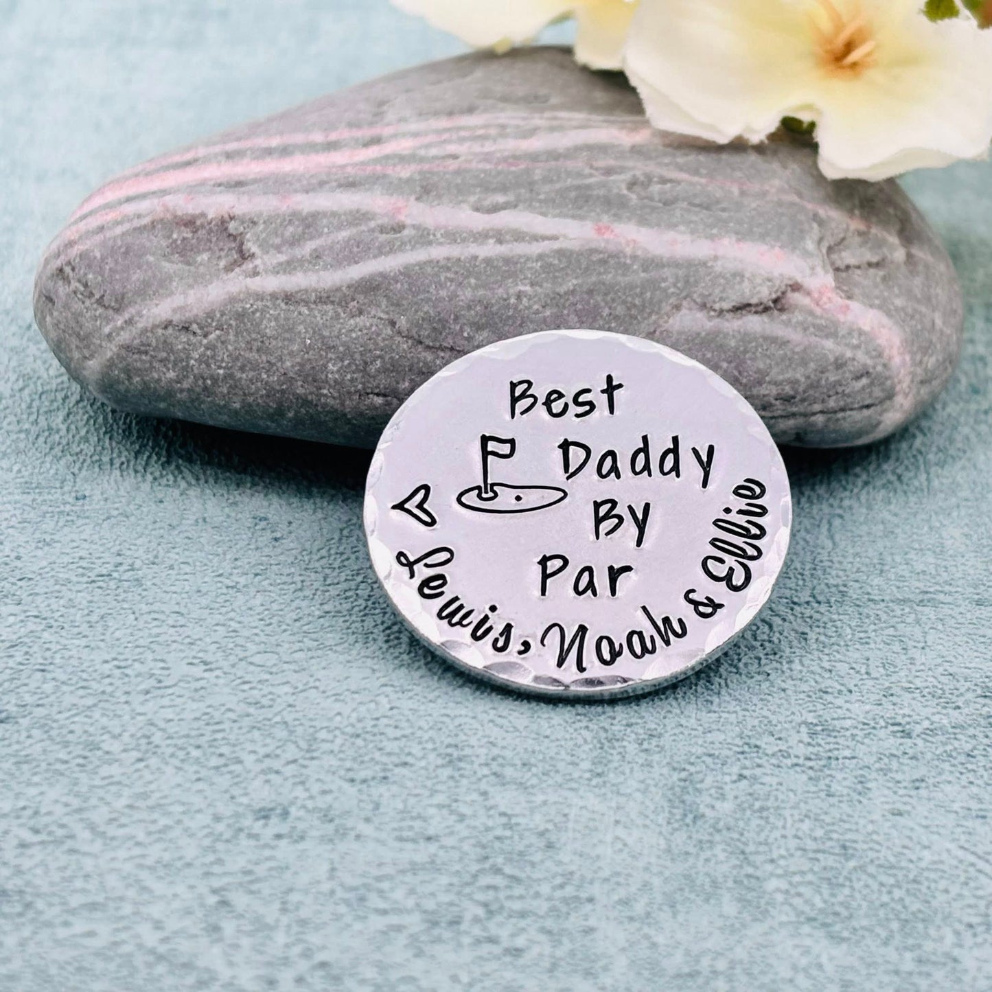 Best Daddy By Par Aluminium Golf Ball Marker, Father's Day Gift
