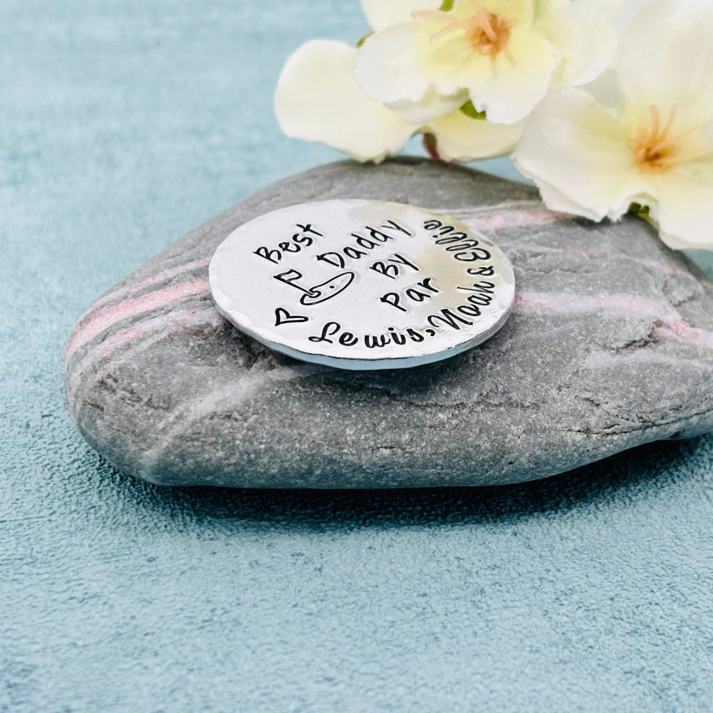 Best Daddy By Par Aluminium Golf Ball Marker, Father's Day Gift