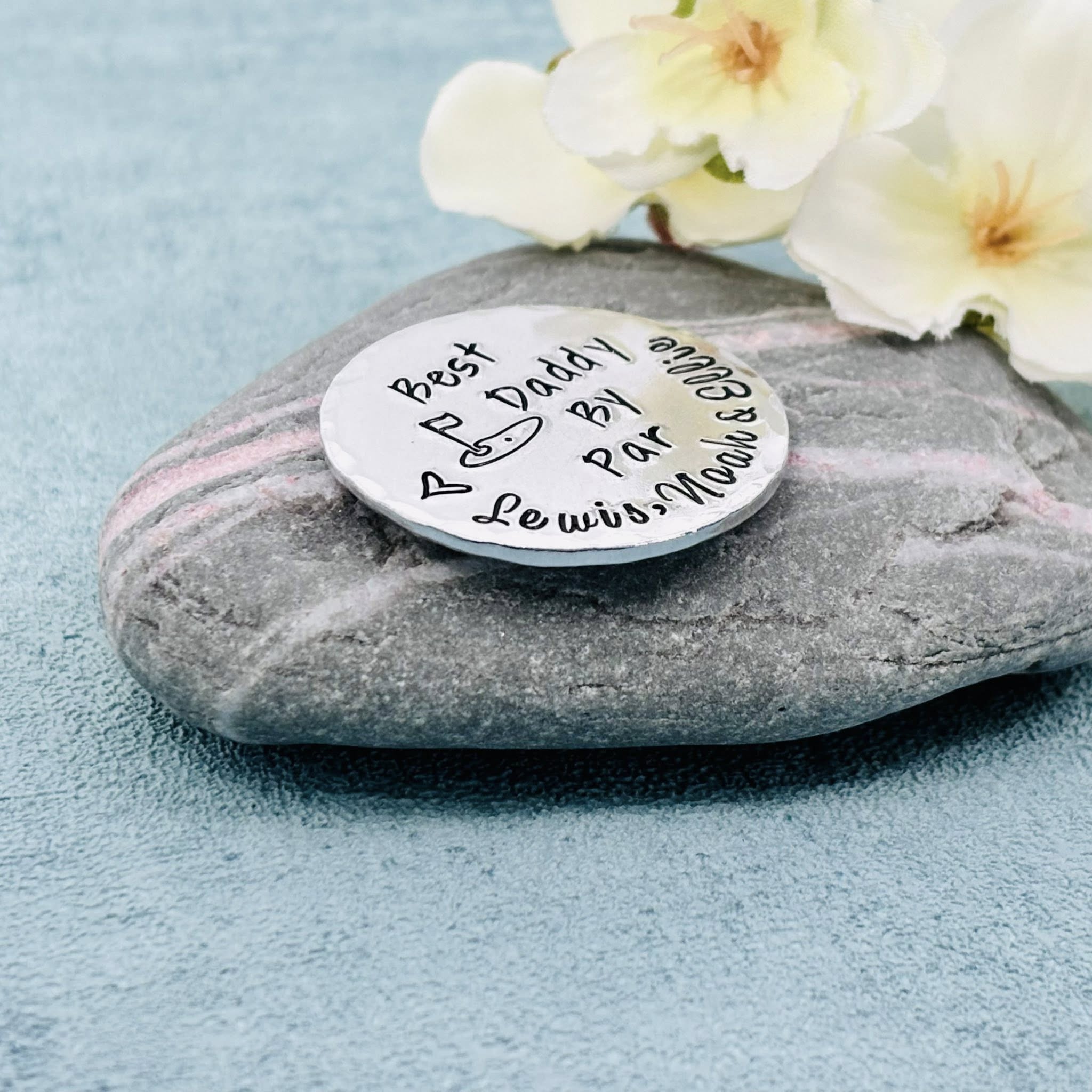 Best Daddy By Par Aluminium Golf Ball Marker, Father's Day Gift