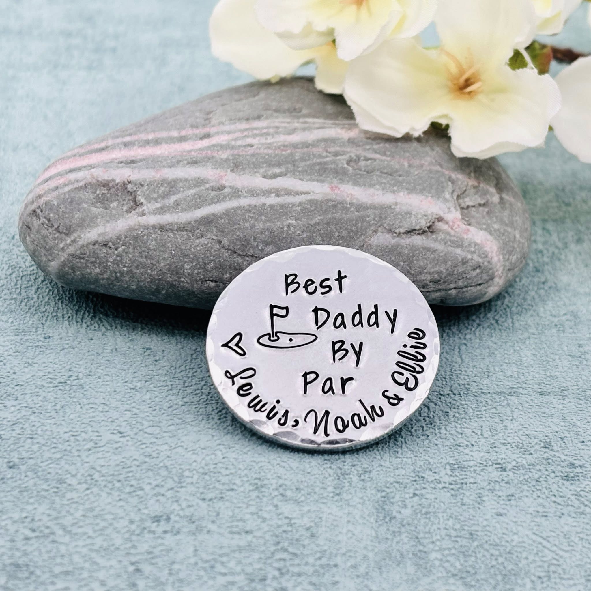 Best Daddy By Par Aluminium Golf Ball Marker, Father's Day Gift