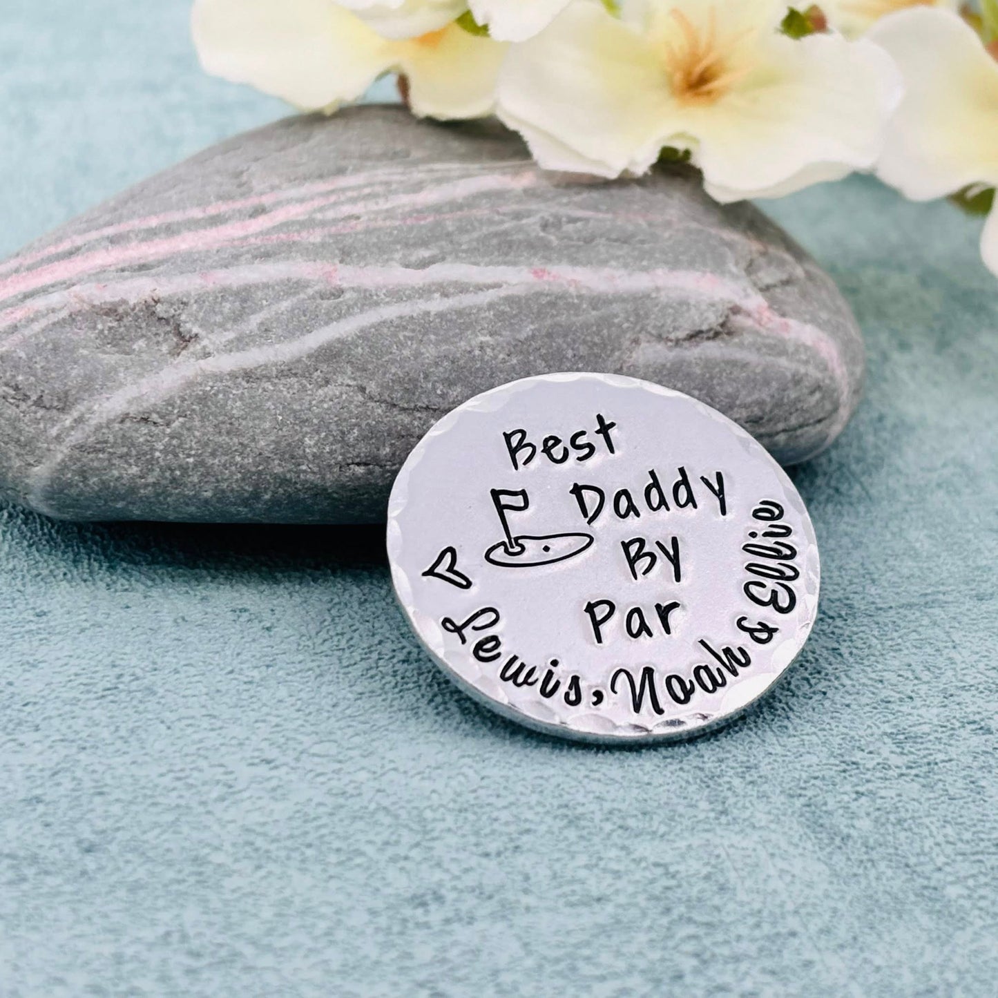 Best Daddy By Par Aluminium Golf Ball Marker, Father's Day Gift