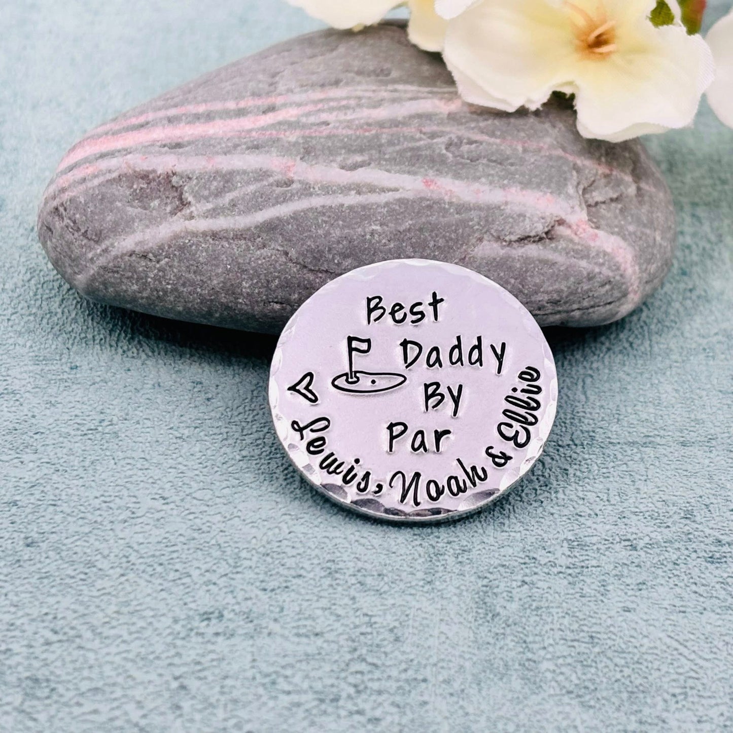 Best Daddy By Par Aluminium Golf Ball Marker, Father's Day Gift