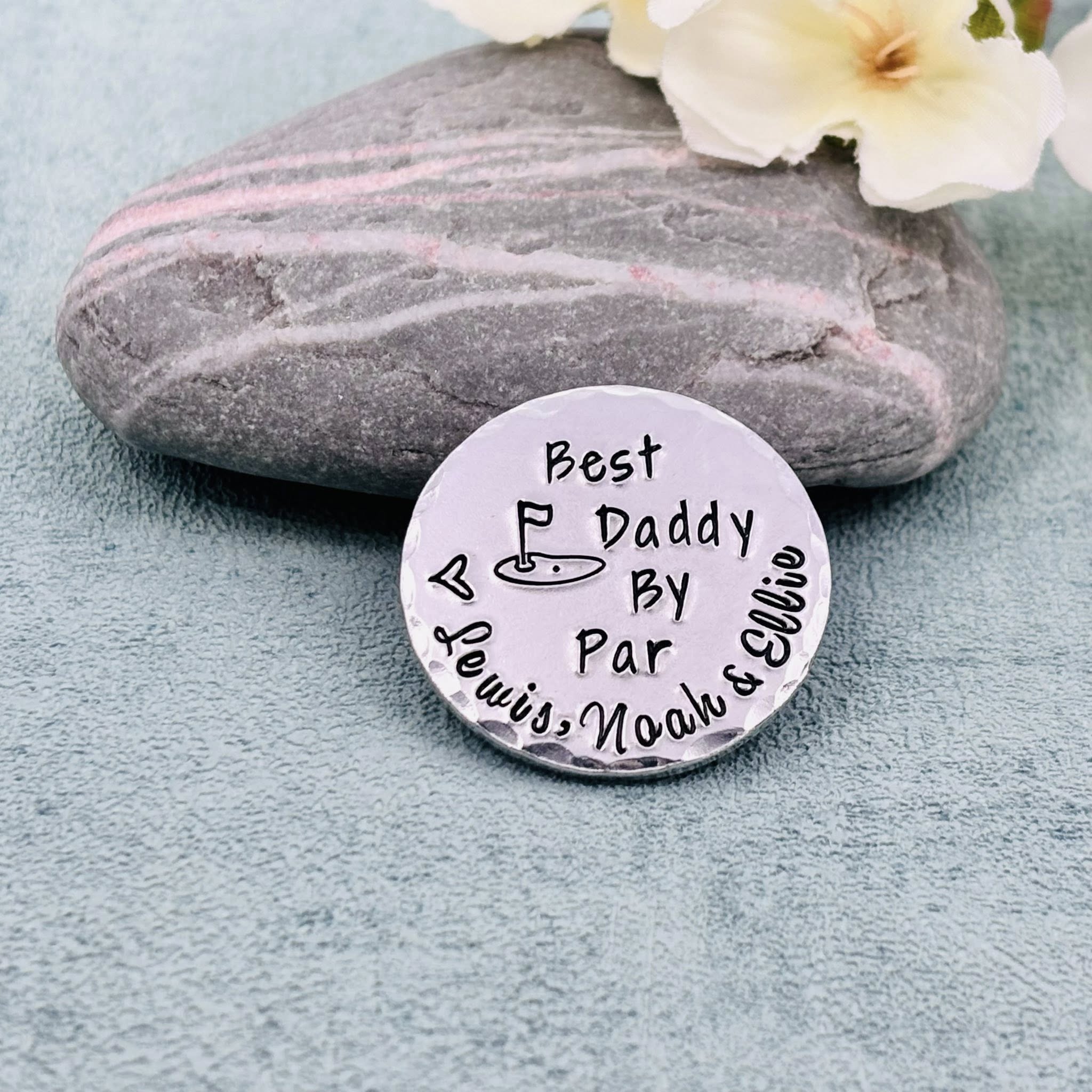 Best Daddy By Par Aluminium Golf Ball Marker, Father's Day Gift