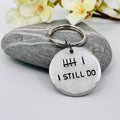 6th Wedding Anniversary Keyring, Personalised Iron Anniversary Gift