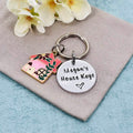 Personalised House Keys Keyring